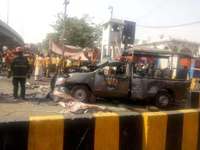 an investigation into the terror attack near one of the largest shrines in south asia is still underway photo express an investigation into the terror attack near one of the largest shrines in south asia is still underway photo express
