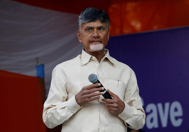 n chandrababu naidu chief minister of india 039 s southern state of andhra pradesh speaks during a sit in protest in kolkata india february 5 2019 photo reuters n chandrababu naidu chief minister of india 039 s southern state of andhra pradesh speaks during a sit in protest in kolkata india february 5 2019 photo reuters