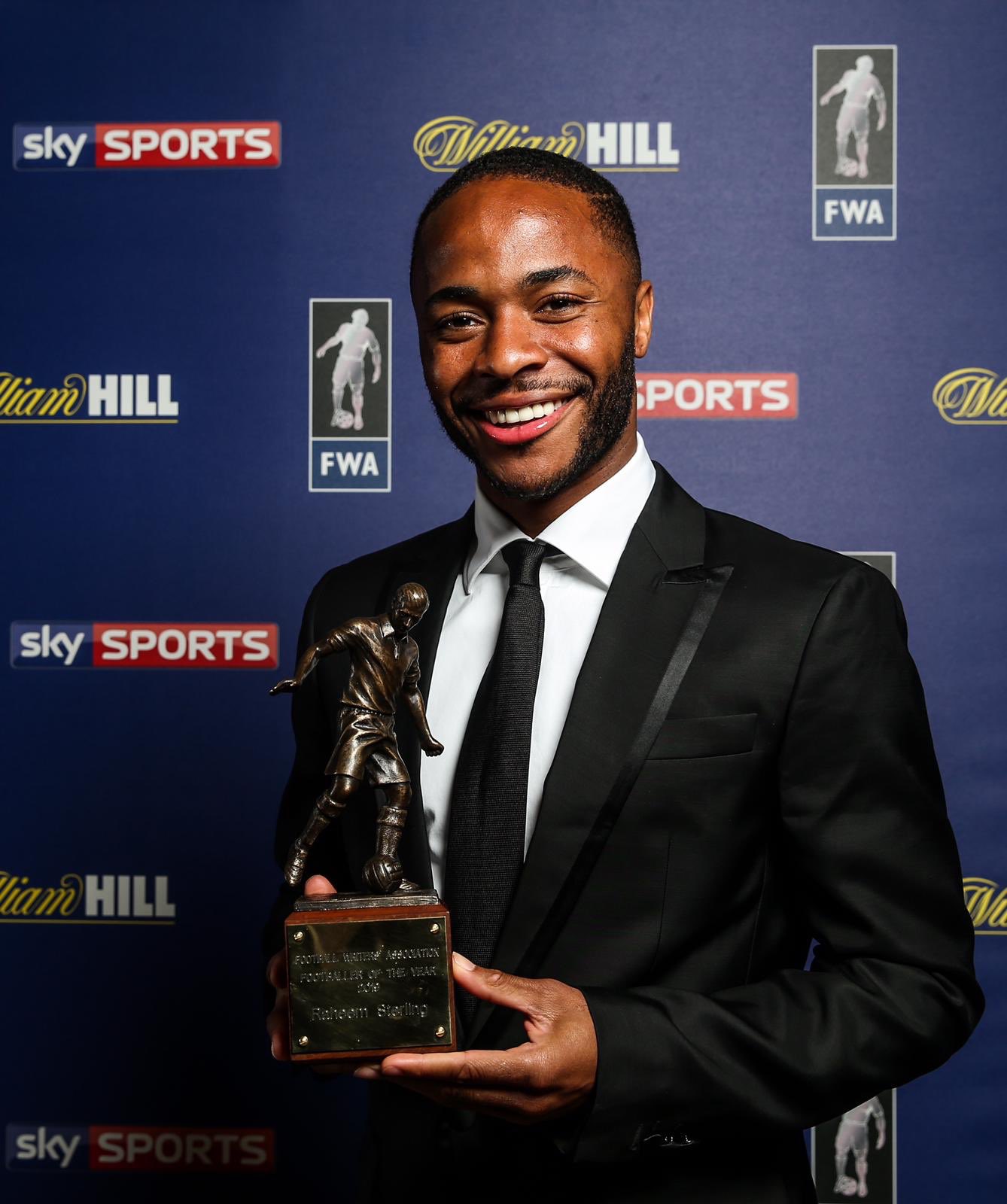 deserving sterling s stunning season with manchester city and england has been backed up by impressive work off the pitch in the fight against racism photo courtesy twitter sterling