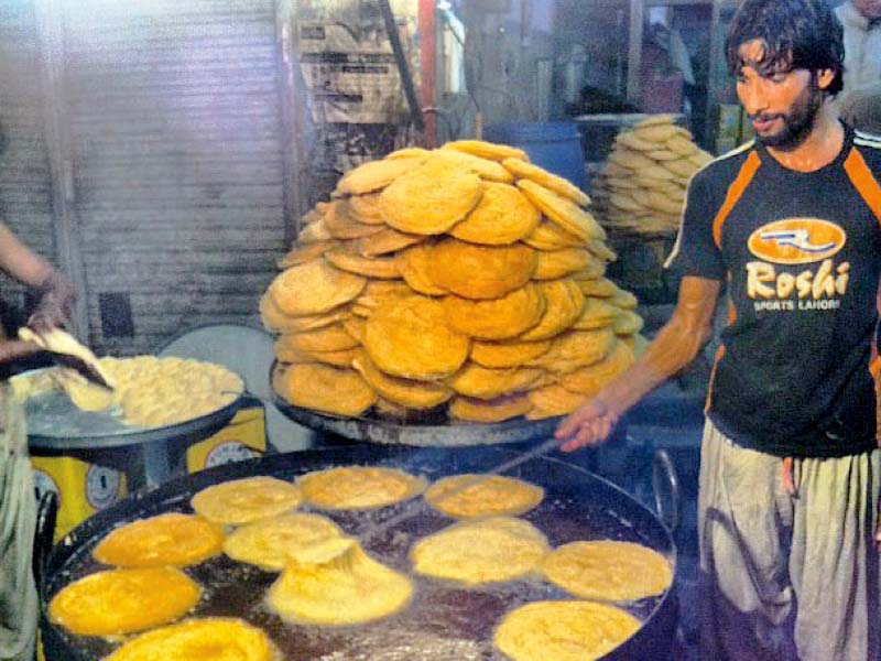 doli roti lassi popular among people for sehr and iftar