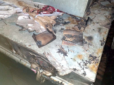 three children of a family killed in house fire in lahore