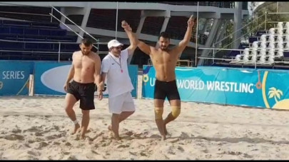 inam butt wins silver at beach wrestling world series inam butt wins silver at beach wrestling world series
