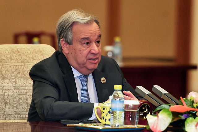 climate change is running faster than what we are says guterres photo reuters climate change is running faster than what we are says guterres photo reuters