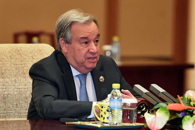 climate change is running faster than what we are says guterres photo reuters climate change is running faster than what we are says guterres photo reuters