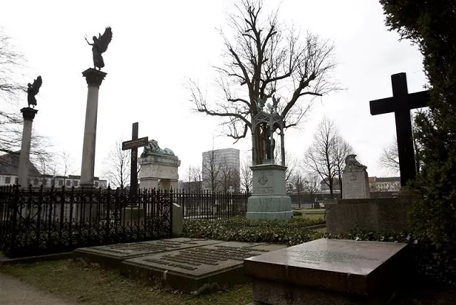 the burial site had been picked as there are many graves and memorials for the victims of nazism photo reuters the burial site had been picked as there are many graves and memorials for the victims of nazism photo reuters