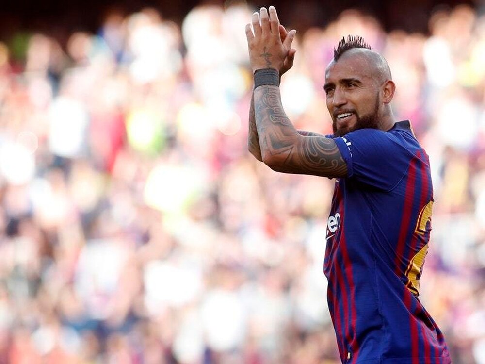 arturo vidal 039 s finish and a djene dakonam own goal saw barca bounce back from their capitulation against liverpool even if their fans had not forgotten judging by the swathes of empty seats and scattering of whistles before kick off photo afp