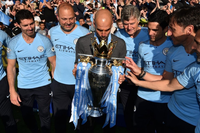 guardiola 039 s side secured exactly 100 points in winning the title last season but the manager was arguably even more impressed by their efforts this term even if the overall tally was lower photo afp guardiola 039 s side secured exactly 100 points in winning the title last season but the manager was arguably even more impressed by their efforts this term even if the overall tally was lower photo afp