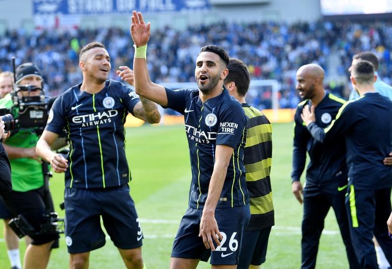 mahrez who became the club 039 s record signing last year at a reported 60 million pounds 77 78 million started only 14 league games this season as guardiola opted for raheem sterling and leroy sane on the wings photo reuters