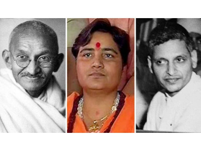 watch bjp leader calls gandhi s assassin a patriot