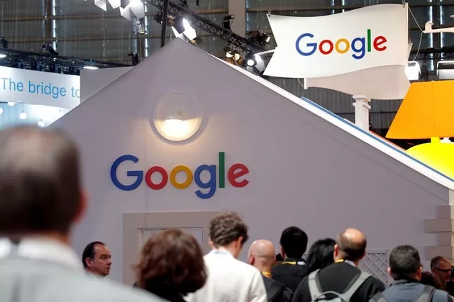 visitors pass by the logo of google at the high profile startups and high tech leaders gathering viva tech in paris france may 16 2019 photo reuters visitors pass by the logo of google at the high profile startups and high tech leaders gathering viva tech in paris france may 16 2019 photo reuters