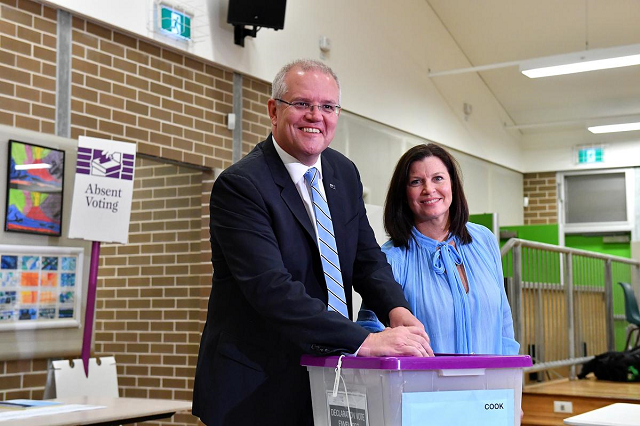 more than 7 000 polling stations were open across australia photo reuters more than 7 000 polling stations were open across australia photo reuters