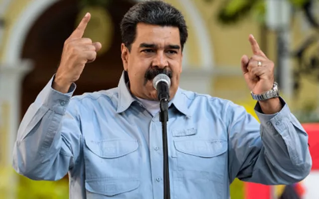 venezuelan president nicolas maduro delivers a speech on the signature campaign launched to urge the united states 039 to put a halt to intervention threats against his government at bolivar square in caracas on 7 february 2019 photo afp venezuelan president nicolas maduro delivers a speech on the signature campaign launched to urge the united states 039 to put a halt to intervention threats against his government at bolivar square in caracas on 7 february 2019 photo afp