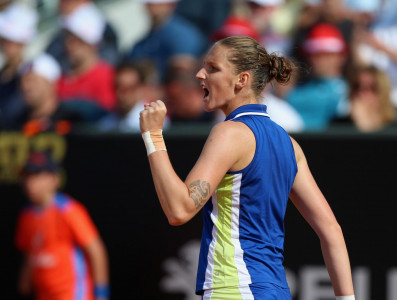 pliskova ends konta run to win italian open