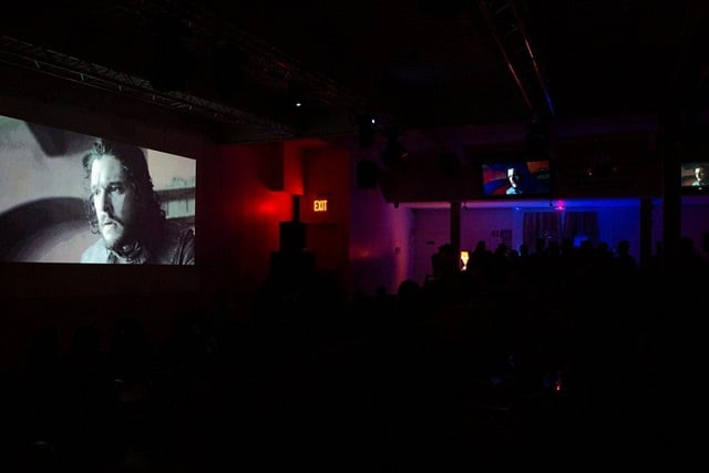 the final episode of game of thrones is projected at a watch party in the manhattan borough of new york city us may 19 2019 photo reuters the final episode of game of thrones is projected at a watch party in the manhattan borough of new york city us may 19 2019 photo reuters