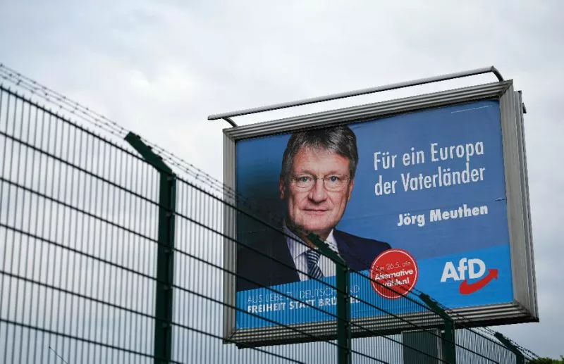 alternative for germany afd leader joerg meuthen says the party cannot ignore environmental concerns of voters before the european elections photo afp alternative for germany afd leader joerg meuthen says the party cannot ignore environmental concerns of voters before the european elections photo afp