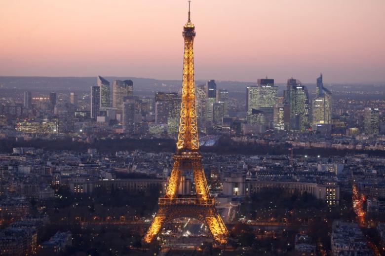 a file photo of eiffel tower in paris france photo reuters