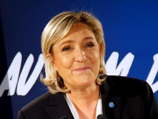 le pen seeks macron s downfall in french european polls