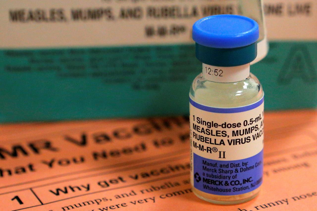a reuters file photo of measles vaccine