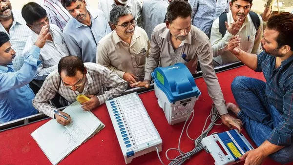 more than 67 per cent of the electorate turned out to use the machines during seven rounds of voting photo afp more than 67 per cent of the electorate turned out to use the machines during seven rounds of voting photo afp