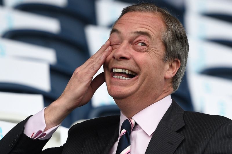 brexit party leader nigel farage is expected to score a crushing victory in thursday 039 s european parliament elections photo afp