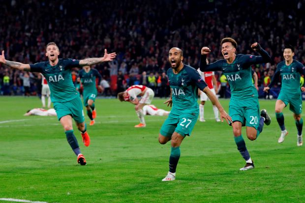 three tottenham season ticket holders listed the seats for the showpiece at the wanda metropolitano stadium in madrid on a secondary market site photo afp