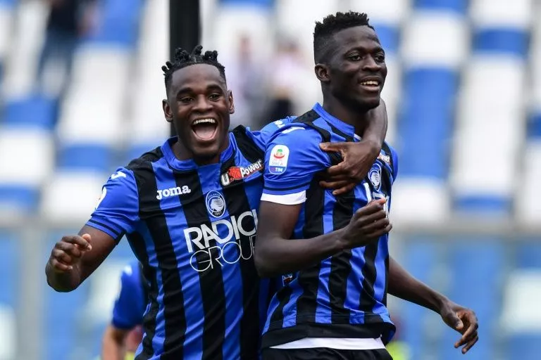 the bergamo team s own stadium began rebuilding work this month and they are playing their final home matches of the season at the maipei ground in reggio emilia which happens to be the home of sassuolo their opponents on sunday photo afp the bergamo team s own stadium began rebuilding work this month and they are playing their final home matches of the season at the maipei ground in reggio emilia which happens to be the home of sassuolo their opponents on sunday photo afp