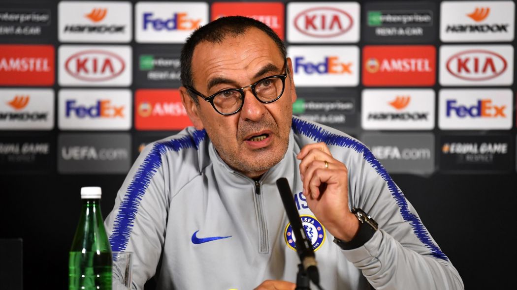 sarri 039 s side recovered from a mid season slump in time to secure champions league football next season via a third placed finish in the premier league and could end the season with a trophy when they face arsenal in baku on may 29 photo afp