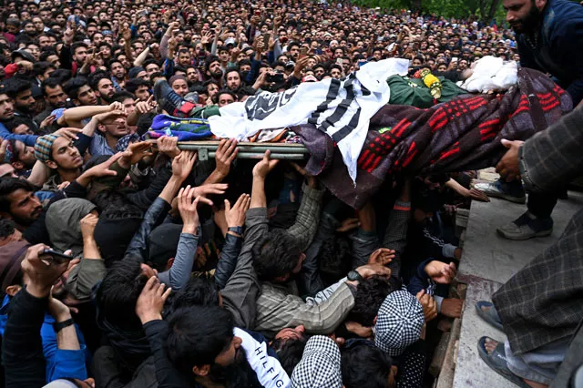 zakir musa and his associate was martyred by indian troops during a cordon and search operation in pulwama district photo afp file zakir musa and his associate was martyred by indian troops during a cordon and search operation in pulwama district photo afp file