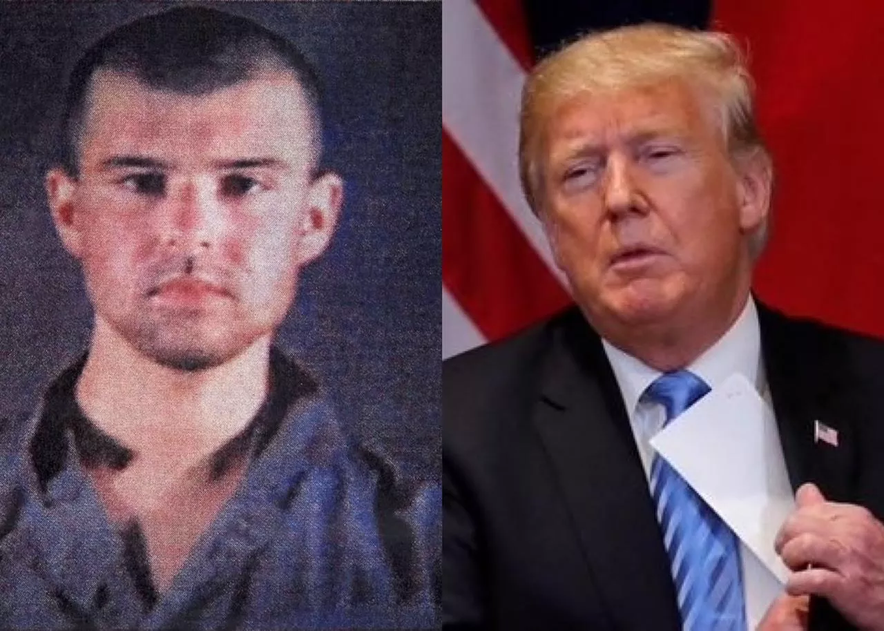 reuters file photos of john walker lindh l and us president trump r reuters file photos of john walker lindh l and us president trump r