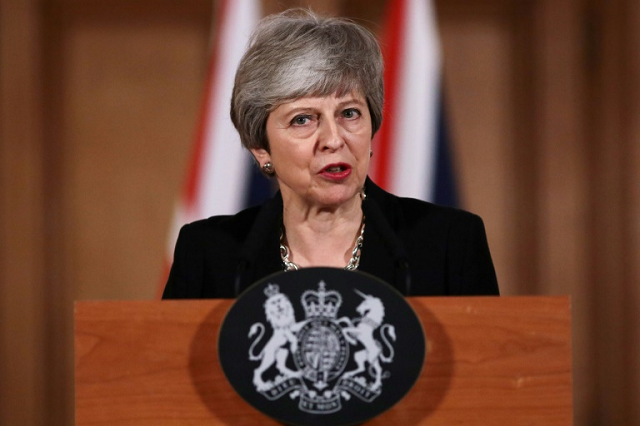 british pm may defends brexit delay critic asks her to resign photo afp british pm may defends brexit delay critic asks her to resign photo afp
