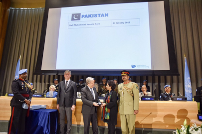slain pakistani peacekeeper honored at un