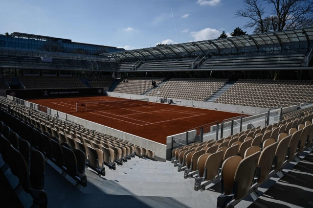 picturesque named after france 039 s second most decorated female player the brand new 5 000 seat court simonne mathieu nestles amongst the area 039 s graceful 19 century greenhouses photo afp