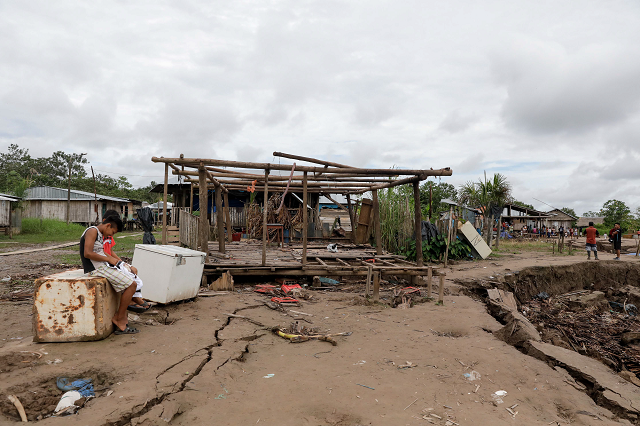 the quake hit in a sparsely populated region of peru 039 s amazon basin region but was felt over a wide area photo afp