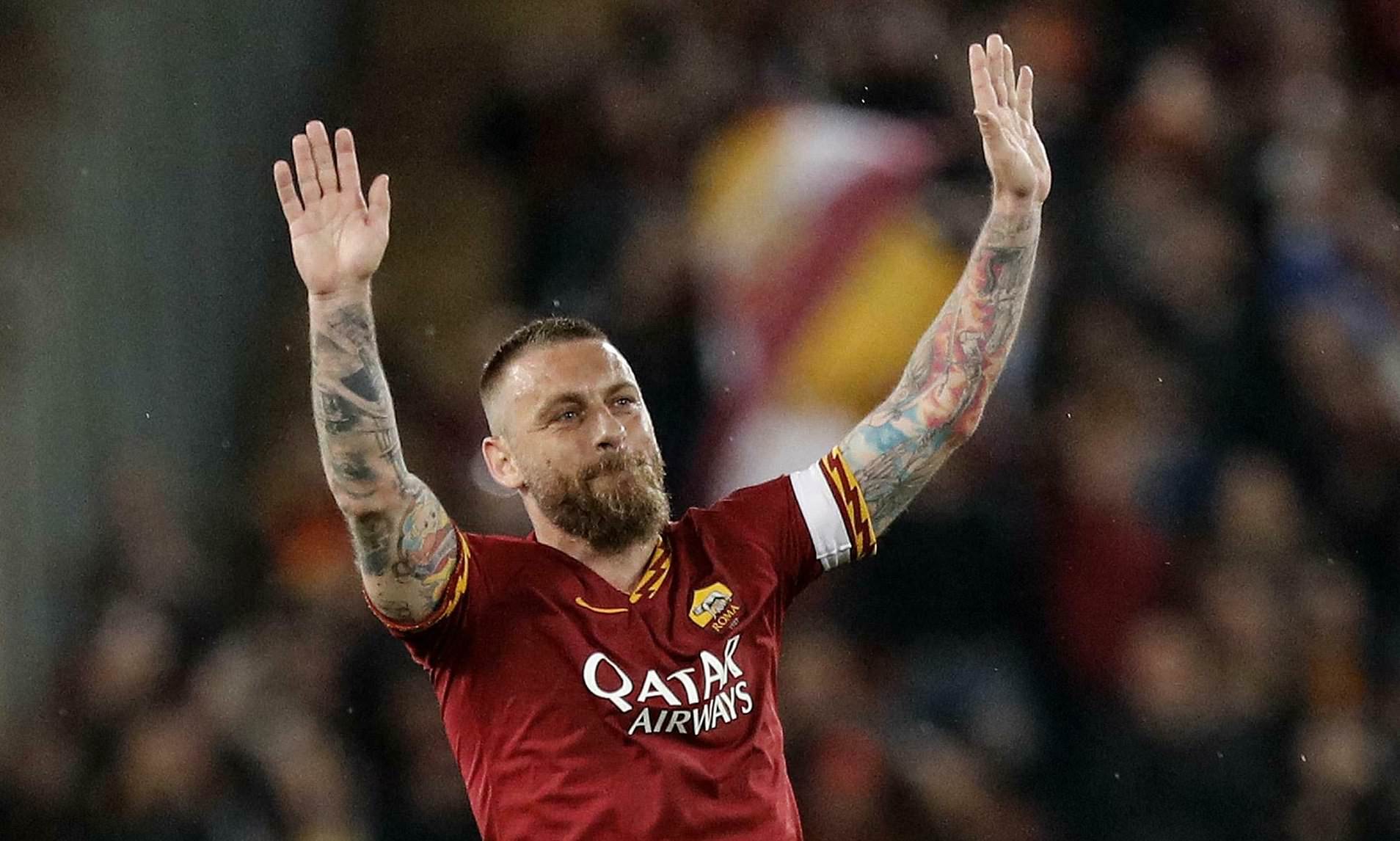 De Rossi bids emotional farewell as Roma defeat Parma