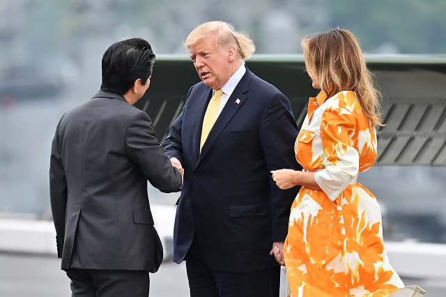 trump is winding up a four day state visit meant to underscore the us japan alliance photo reuters