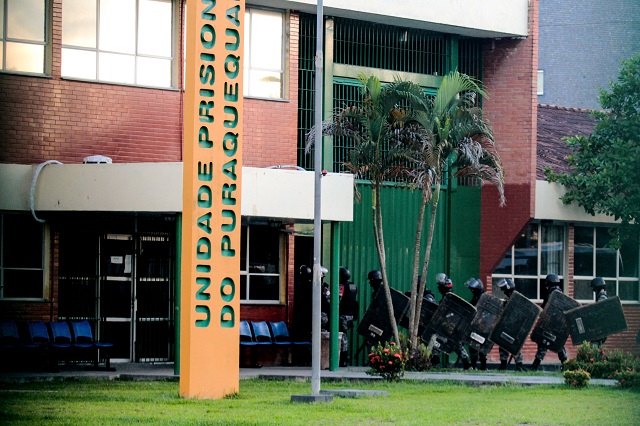 brazilian riot police prepare to invade the puraquequara prison facility at bela vista community puraquequara neighborhood photo afp