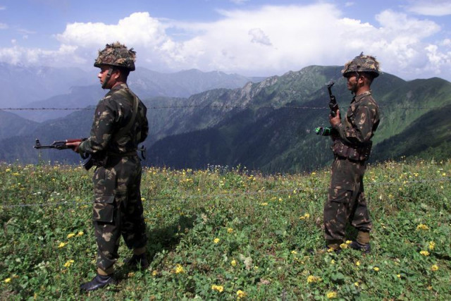indian army soldiers patrol close to the line of control loc photo reuters file indian army soldiers patrol close to the line of control loc photo reuters file