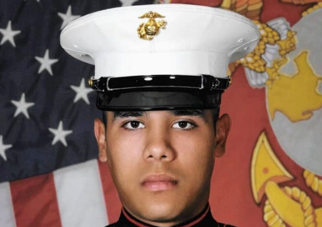 us marine lance corporal hans sandoval pereyra passes away after training incident near darwin australia on tuesday photo facebook