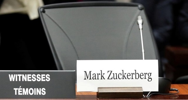 an empty chair and nameplate are pictured after facebook ceo mark zuckerberg failed to appear at the international grand committee on big data privacy and democracy meeting on parliament hill in ottawa ontario canada may 28 2019 photo reuters