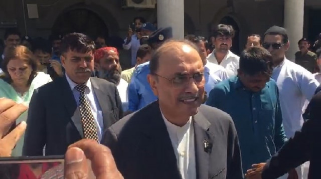 a file photo of asif ali zardari at one of the fake accounts hearing photo express a file photo of asif ali zardari at one of the fake accounts hearing photo express