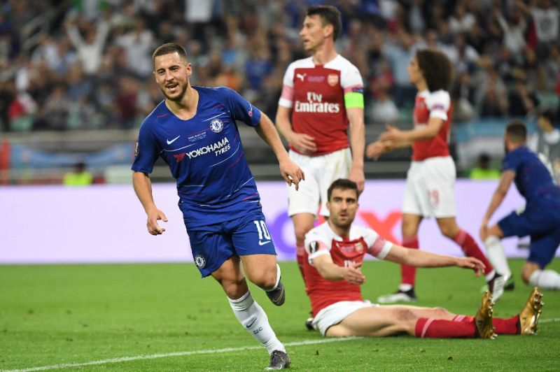 the belgian is widely expected to leave chelsea for real madrid after seven years in england and this was the perfect way for him to bow out photo afp