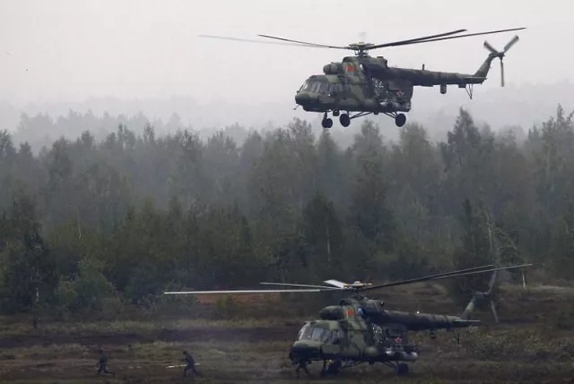 the mi 8 helicopter crashed in the western rivne region during a training flight photo reuters the mi 8 helicopter crashed in the western rivne region during a training flight photo reuters
