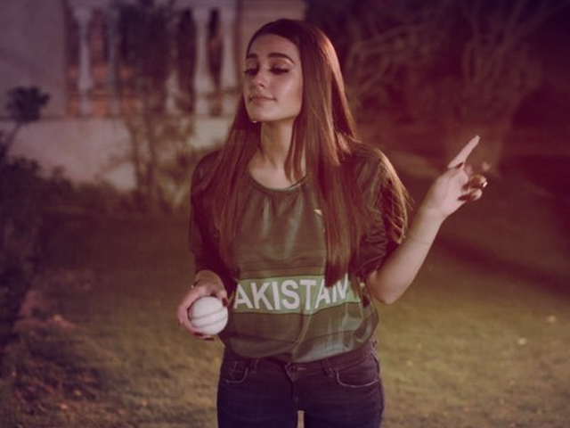 celebrities go green as pakistan s cricket team gears up for the big day