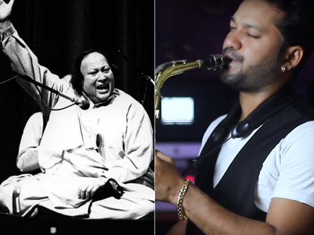 this saxophonist s rendition of nusrat fateh ali khan s kalaam is music to our ears this saxophonist s rendition of nusrat fateh ali khan s kalaam is music to our ears