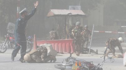 at least four dead as car bomb targets foreign forces in kabul