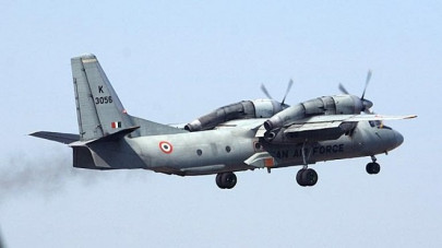 indian air force plane missing with 13 on board
