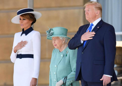 melania trump wears a controversial outfit to meet the queen melania trump wears a controversial outfit to meet the queen