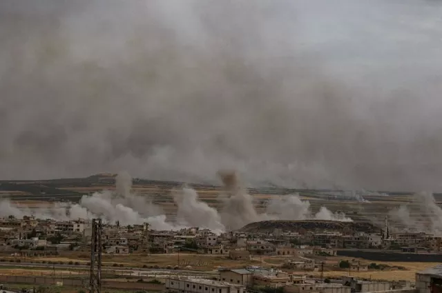 smoke rises following reported syrian government forces 039 bombardment in idlib province june 5 2019 as the regime and its ally russia have since late april ramped up deadly air strikes and rocket fire on the region photo afp smoke rises following reported syrian government forces 039 bombardment in idlib province june 5 2019 as the regime and its ally russia have since late april ramped up deadly air strikes and rocket fire on the region photo afp