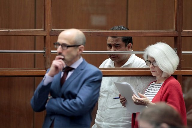 naason joaquin garcia the head of a mexican based church la luz del mundo which prosecutors say has more than 1 million followers worldwide is arraigned in a courtroom in los angeles california us june 5 2019 photo reuters