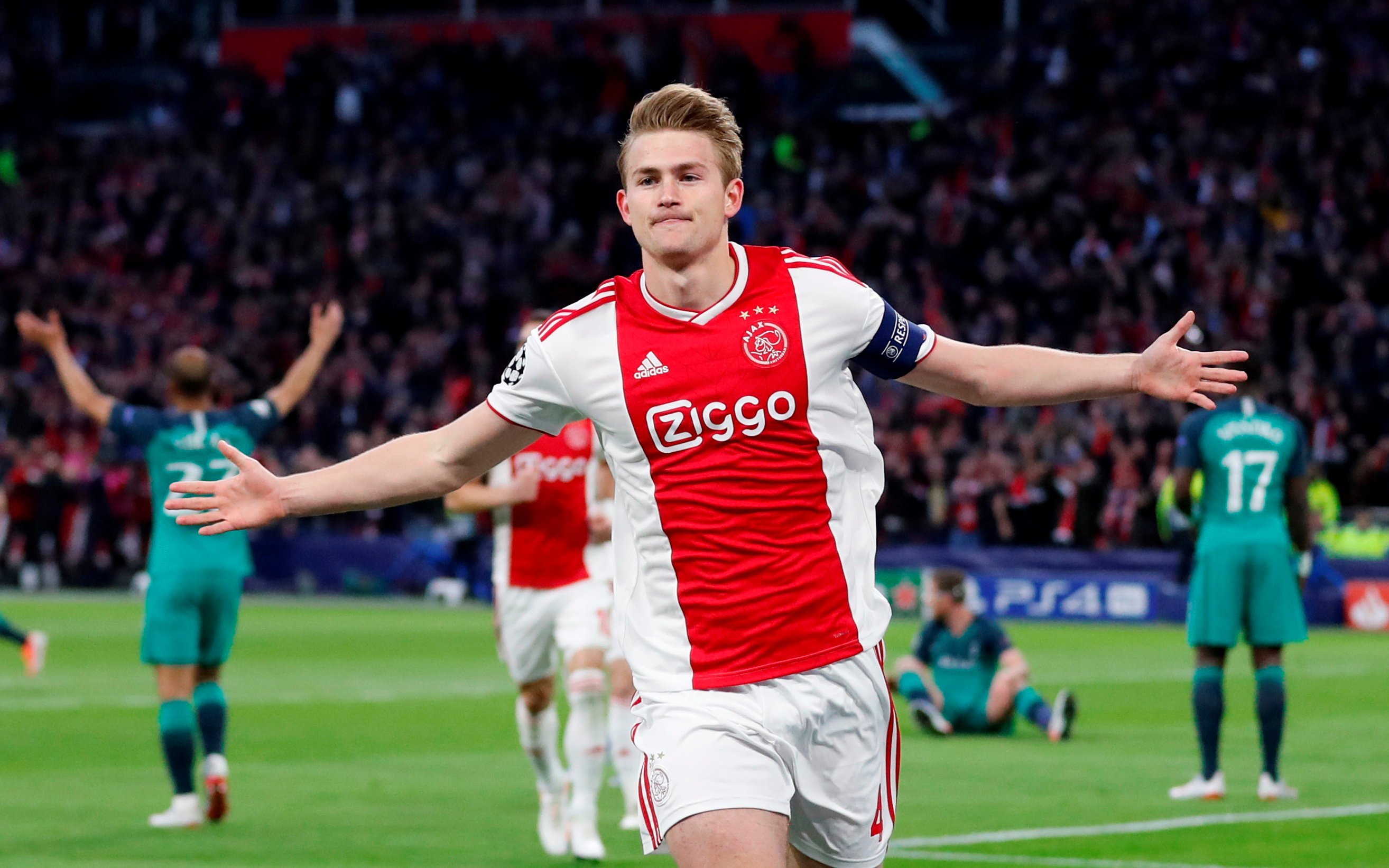 de ligt was one of the standout performers for ajax during their run to the champions league semi finals this season and has been linked with several of europe 039 s leading clubs photo reuters